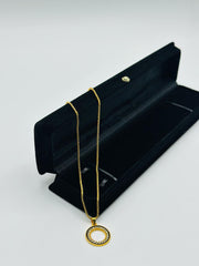 Luxury Stainless Circle Pendant