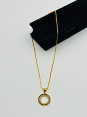 Luxury Stainless Circle Pendant