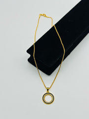 Luxury Stainless Circle Pendant
