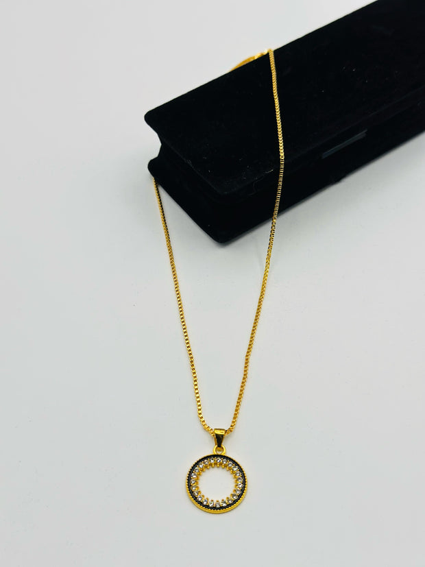 Luxury Stainless Circle Pendant
