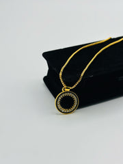 Luxury Stainless Circle Pendant