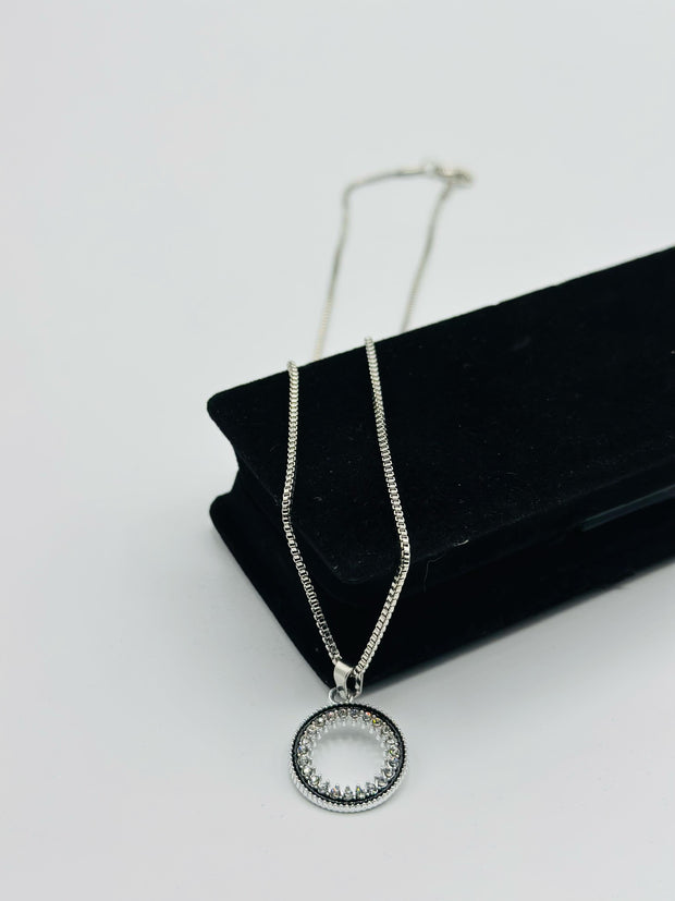 Luxury Stainless Circle Pendant
