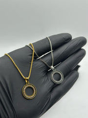 Luxury Stainless Circle Pendant