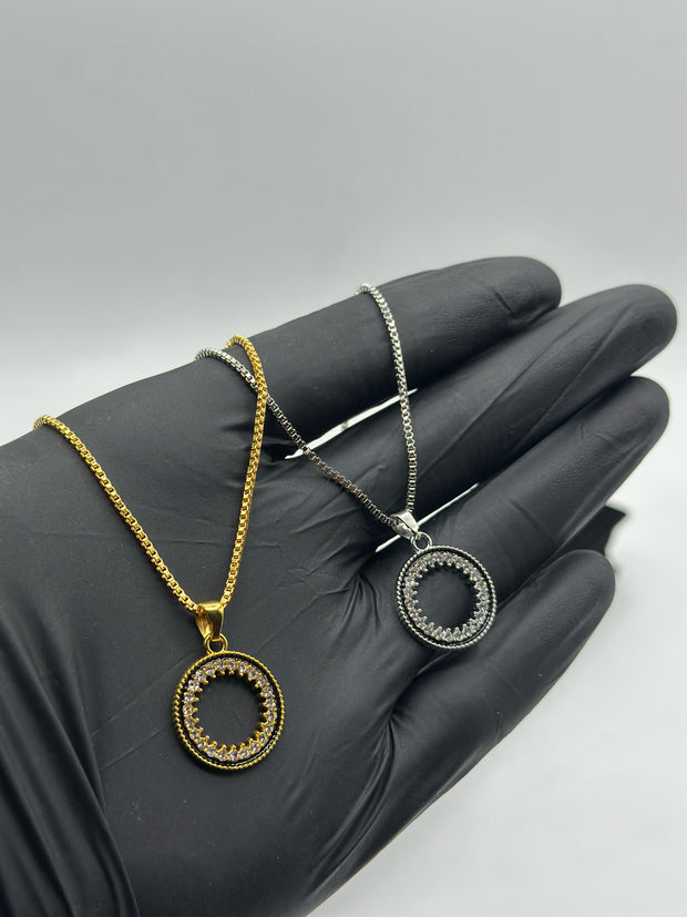 Luxury Stainless Circle Pendant