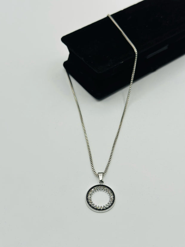 Luxury Stainless Circle Pendant