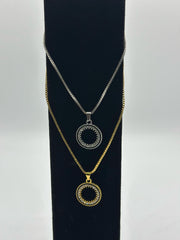 Luxury Stainless Circle Pendant